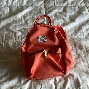 Mini coral herschel backpack